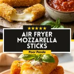 Air Fryer Mozzarella Sticks