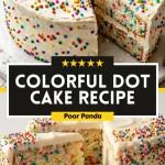 Colorful Dot Cake Recipe for Birthdays