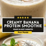 Creamy Banana Protein Smoothie