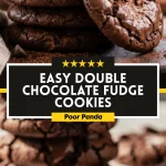 Easy Double Chocolate Fudge Cookies