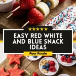 Easy Red White and Blue Snack Ideas for Kids