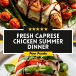 Fresh Caprese Chicken Summer Dinner