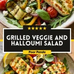 Grilled Veggie and Halloumi Salad