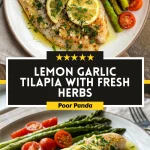 Lemon Garlic Tilapia with Fresh Herbs