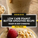 Low Carb Peanut Butter Smoothie Recipe