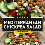 Mediterranean Chickpea Salad Dinner Bowl