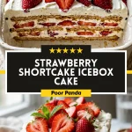No-Bake Strawberry Shortcake Icebox Cake