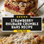 Strawberry Rhubarb Crumble Bars Recipe