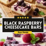 Black Raspberry Cheesecake Bars