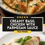 Creamy Basil Chicken with Parmesan Sauce