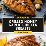 Grilled Honey Garlic Chicken Breasts
