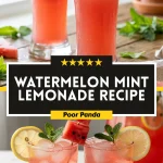 Watermelon Mint Lemonade Recipe