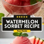Watermelon Sorbet Recipe