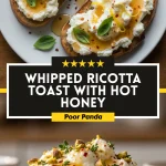 Whipped Ricotta Toast with Hot Honey