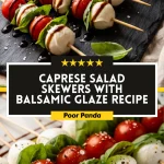 Caprese Salad Skewers with Balsamic Glaze Recipe