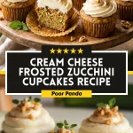 Cream Cheese Frosted Zucchini Cupcakes Recipe