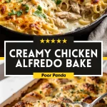 Creamy Chicken Alfredo Bake
