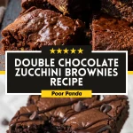 Double Chocolate Zucchini Brownies Recipe