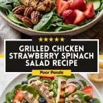 Grilled Chicken Strawberry Spinach Salad Recipe