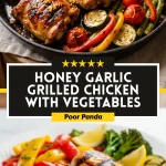 Honey Garlic Grilled Chicken with Vegetables