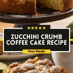 Zucchini Crumb Coffee Cake Recipe
