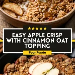 Easy Apple Crisp with Cinnamon Oat Topping