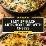 Easy Spinach Artichoke Dip with Cheese